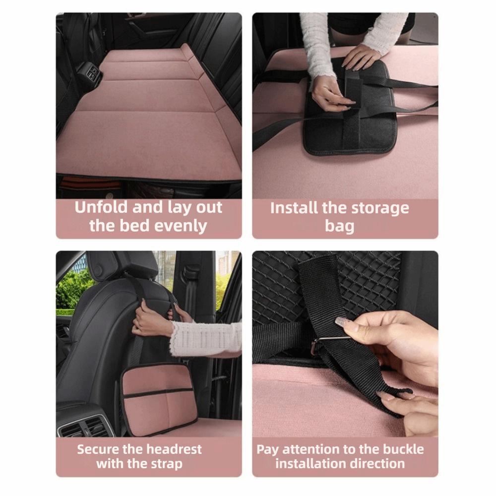 Comfortable Sleeping Back Seat Extender Foldable Design Rear Sleeping Mattress  Car Travel