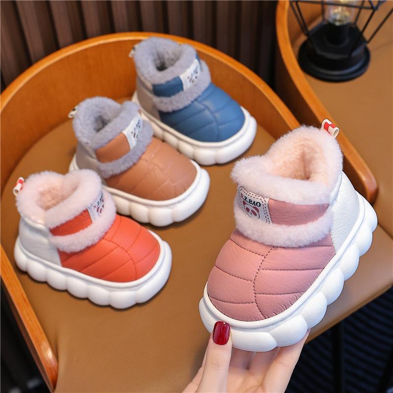 Детские зимние тапочки из хлопка — фото 3