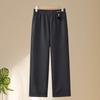 Mom's Spring Casual Elastic Waist Loose Straight-Leg Pants for Middle-Aged and Elderly Women
