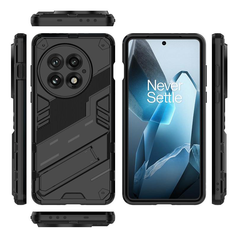 For OnePlus 13 Case For OnePlus 13R 12R 11R 11 12 13 5G Cover Punk Armor Shockproof Hard Rubber Bracket Bumper For OnePlus 13