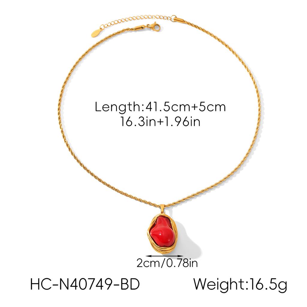 Vintage French Semi Precious Gemstone Pearl Pendant Necklace Unique Design Choker For Women