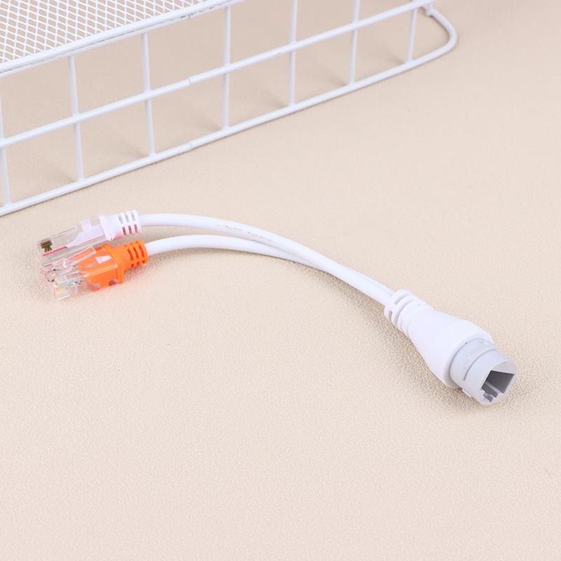 1Pc Poe Splitter Adapter Ethernet One Network Cable Two Camera Splitter Combiner Connector Converter Poe Switch