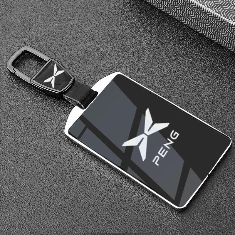 Car Zinc Alloy TPU Key Case Cover Holder Chain For Xpeng Xiaopeng G6 G9 P7 P7I G3 G3I P5 Interior Key Protective Accessories