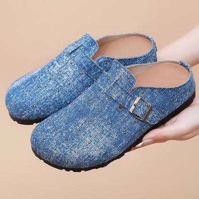 New Style Casual Front-opening Slip-on Women's Shoes with Thick Sole, One-piece Shoes