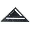 Triangle Ruler 7in Carpenter Square Aluminum Portable Woodworking Measuring Tool for DIY