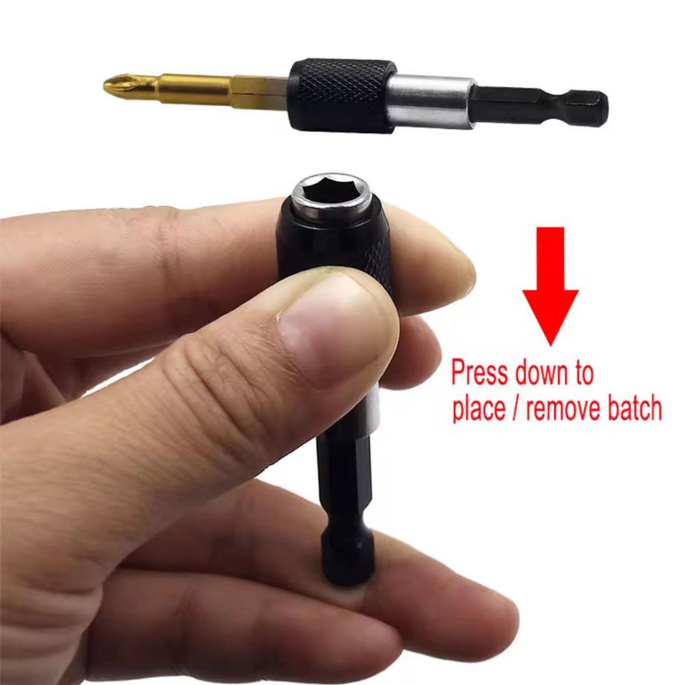 1/4 Hexagonal Rod Quick Release Electric Drill Magnetic Screwdriver Drill Adjustable Extension Bracket Bar Rod Electric Tool
