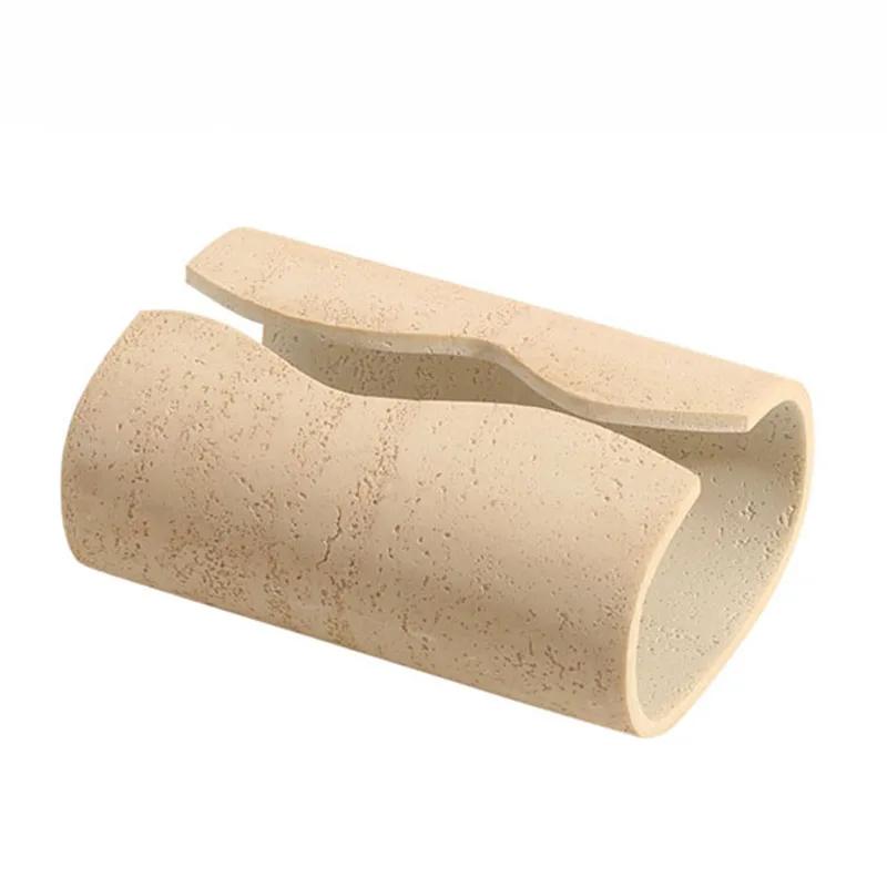 Cutie de șervețele din gresie creativă, lumină de lux, de înaltă calitate, pentru decorul casei, suport pentru cutie de șervețele, cutii de șervețele moderne pentru decorul camerei de zi