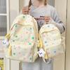 Schoolbag schoolbag junior high school girls ins girls heart stars travel small backpack large capacity simple dopamine backpack women