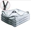 Tarpaulin With Zipper Garden Succulent Shed Rainproof Cover Pergola Terrace Waterproof Canopy Balkon Clear Tarp Camping Canvas