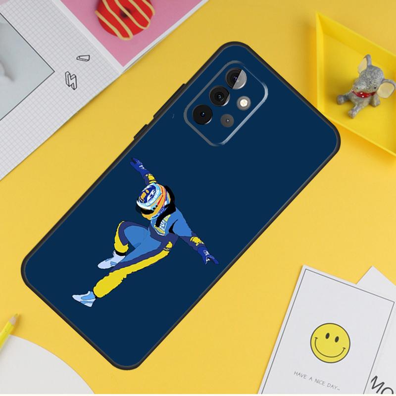 Kryt F1 Racing Fernando Alonso 14 pro Samsung Galaxy A34 A35 A14 A15 A25 A53 A33 A13 A52 A32 A12 A51 A71 A54 A55 Pouzdro