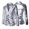 Men Bling Sequins Tuxedo Suit Two Button Party Coat Blazer Gentleman Jacket
