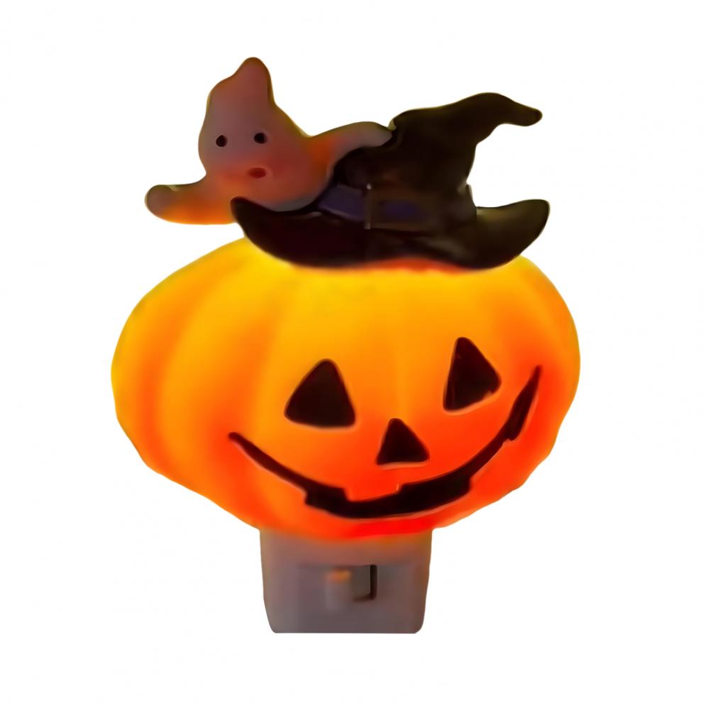 Halloween Night Light Ghost Campfire Flickering Nightlight Spooky Led Pumpkin Decorative Lights for Halloween Ghost for A