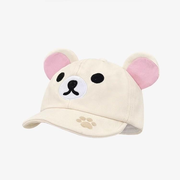 Японская милая и простая кепка-бейсболка с козырьком для детей, весна и лето, мультяшная, солнцезащитная, универсальная, модная L