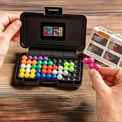 Classic Pyramid Plate 120 Challenges IQ 3D Puzzle Board Game Toys - Logical Mind Pearl Beads Toys Entertainment Party Gifts