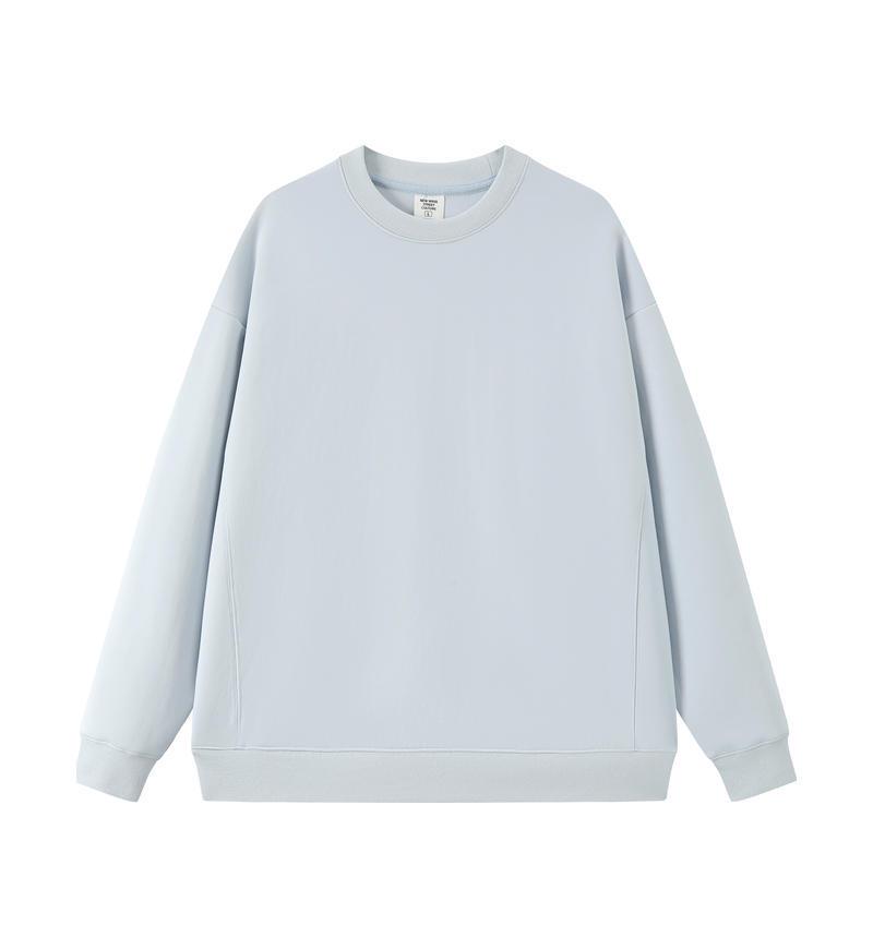 

Autumn/Winter 400g Lyocell Air Layer Loose Round Neck Hoodie - Men s Trendy Versatile Design 2XL