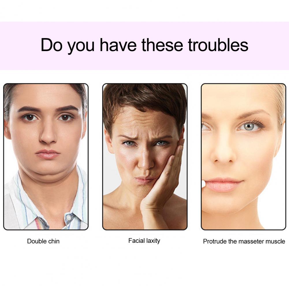 Face Contouring Band Washable Face Lifting Strap Silicone V Line Lifting Chin Strap for Face Skin for Cheek for Sleeping