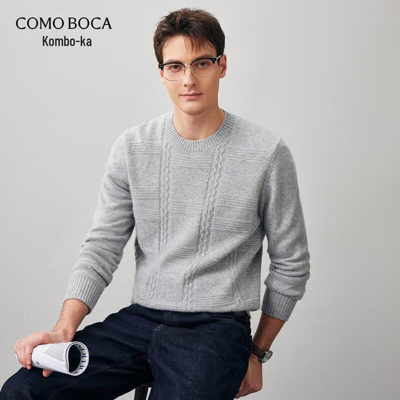 

Komongboka Men s 100% Cashmere Round Neck Pullover L