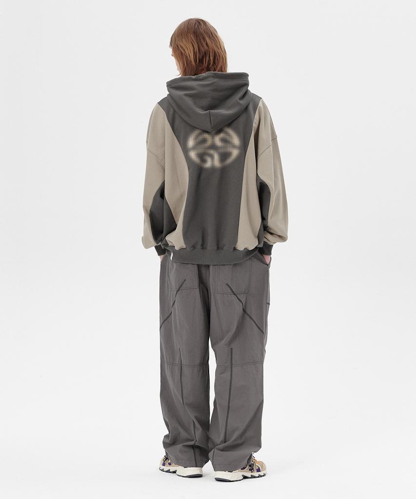 Mahagrid Eclipse Logo Hood Zip-Up Khaki(Mg2Esmm412A)