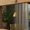 Cast Iron Wind Chime Soothing Sound Japanese Design Bell Easy to Hang Mount Fuji Painted