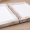Double Photo Frame Wooden Picture Tabletop for Parents, Pet Owners, Nursery, Desk