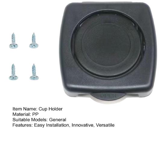 Faltbarer Auto-Getränkehalter Universeller Halter für Wohnmobil, Van, LKW, Boot Verstellbare Klipp-on Lüftungshalterung mit Stoßdämpfenden Polstern Tragbares Auto-Zubehör