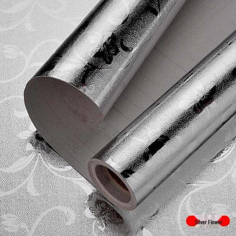 Fumide Kitchen Oil-Proof Aluminum Foil Wall Sticker