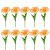 10Pcs Artificial Flower Bouquets Simulation Flowers Bouquets Arrangement for Wedding Party Home Garden Decoration
