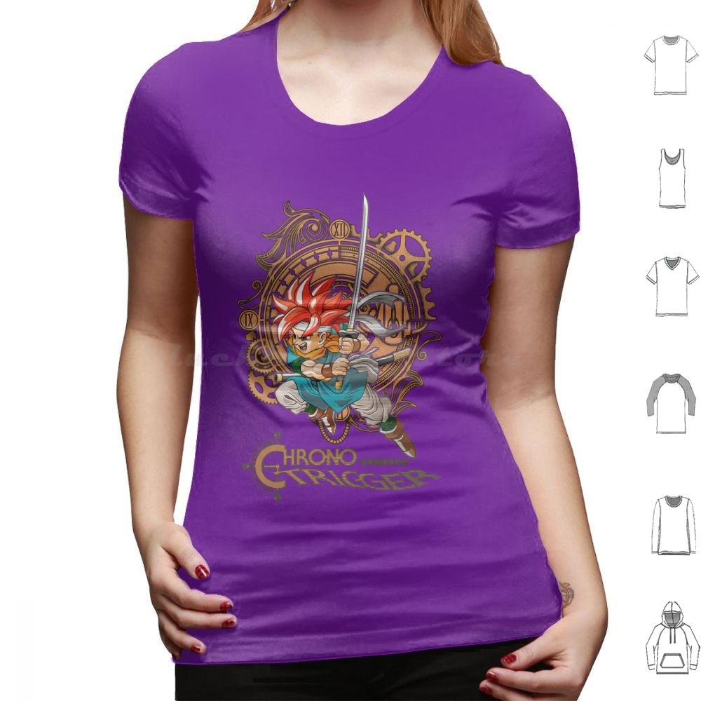 Chrono Trigger 02 Classic T Shirt 6xl Cotton Cool Tee Chrono Trigger Final Fantasy Super Square Enix Video Games Chrono Cross