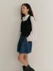 Love Us You Kale Pintuck Denim Skirt