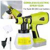 Cordless Electric Spray Gun with 1 Spray Patterns For Ryobi 18V Battery Handheld 811ML High Power Electric Paint Sprayer