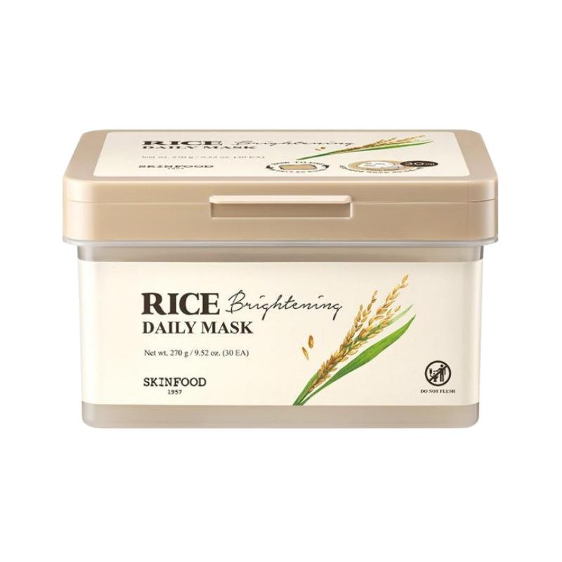 Skinfood Rice Brightening Daily Mask 30 Sheets (On)