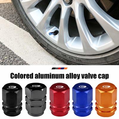 Car Wheel Caps Valve Stem Cap Tire Covers Aluminum Air Valve Tire Accessories For GAC MOTOR Trumpchi GE3 GS3 GS4 GS5 GS8 GA4 GA6