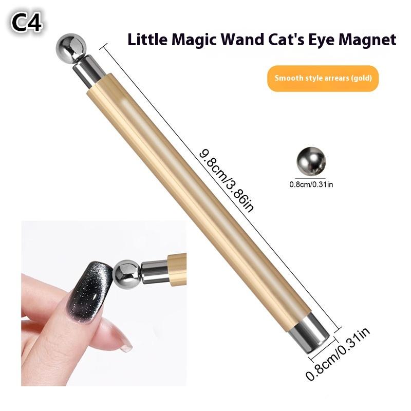 Double Head Magnetic Stick For Cat Eye Gel Polish Nail Magnet Tool Magnet Pen Nails Art Design Glitter Effect Manicure Tools