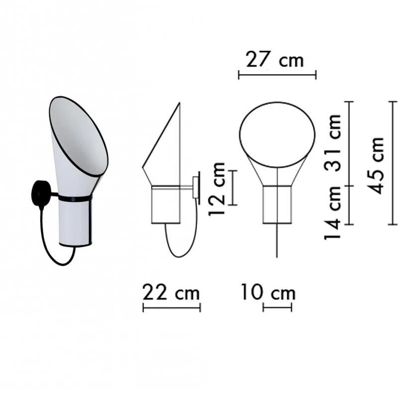 Modern design LED floor lamp horn table lamp bedroom lighting floor lamp hotel Nordic luxury room decoration lighting fixture