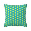 Green And Black Polka Dot Cushion Cover x cm Polyester Soft Throw Pillow Case For Sofa Car Living Room Decoration Pillowcase