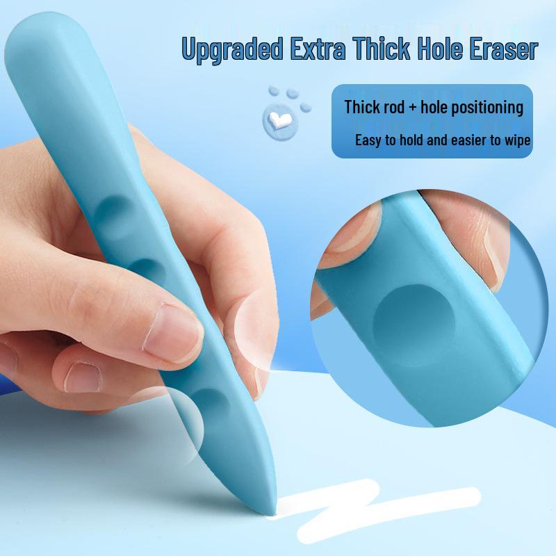 Extra Large Durable, Chip-Free Eraser for Primary School Students - Leaves No Trace or Crumbs, Cleans Thoroughly