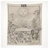 Tarot Wall Amkun Tapestry The Moon Star And Sun Medieval Divination Europe