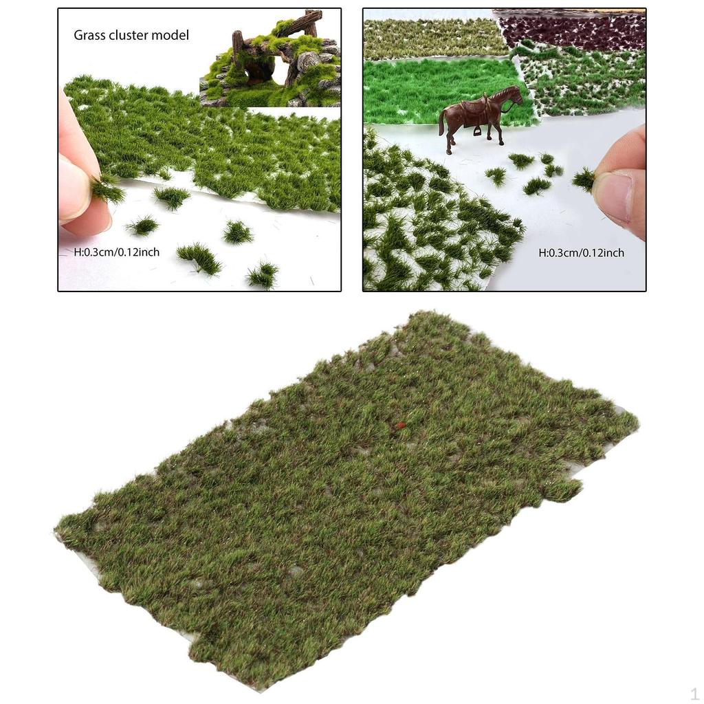 Model Kępki Trawy 3mm Sztuczna Miniaturowa Projekty DIY Układ Krajobrazu Sceneria do Budowy