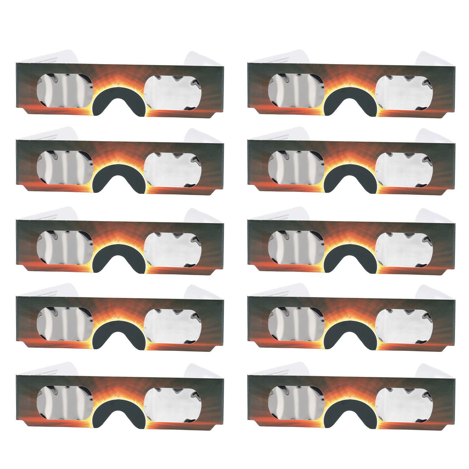 

10 шт. очки для наблюдения за солнечным затмением, защитные очки для наблюдения за солнцем для детей и взрослых B