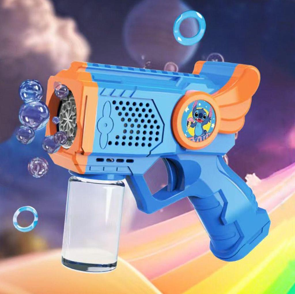 Children's Astronaut Bubble Gun - Automatic Gatling Bubble Machine Toy