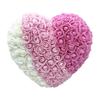 25cm Heart-Shaped Transparent Gift Box with PE Foam Flowers for Valentine's, Qixi, Birthdays, or Christmas