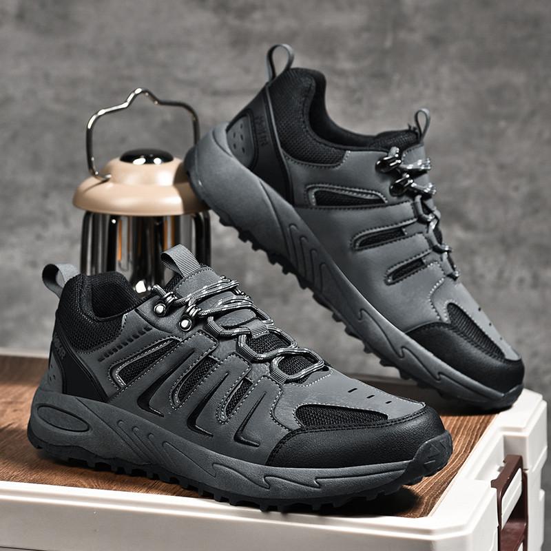Fashion New Men Sneakers Anti-Skid Wear Resistant Hiking Shoe Breathable Outdoor Casual Travel Shoes Sneaker Comfortable Male Shoes