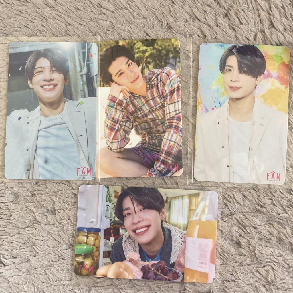 [USED] timelesz FAM trading cards So Matsushima, Daiki Shinozuka