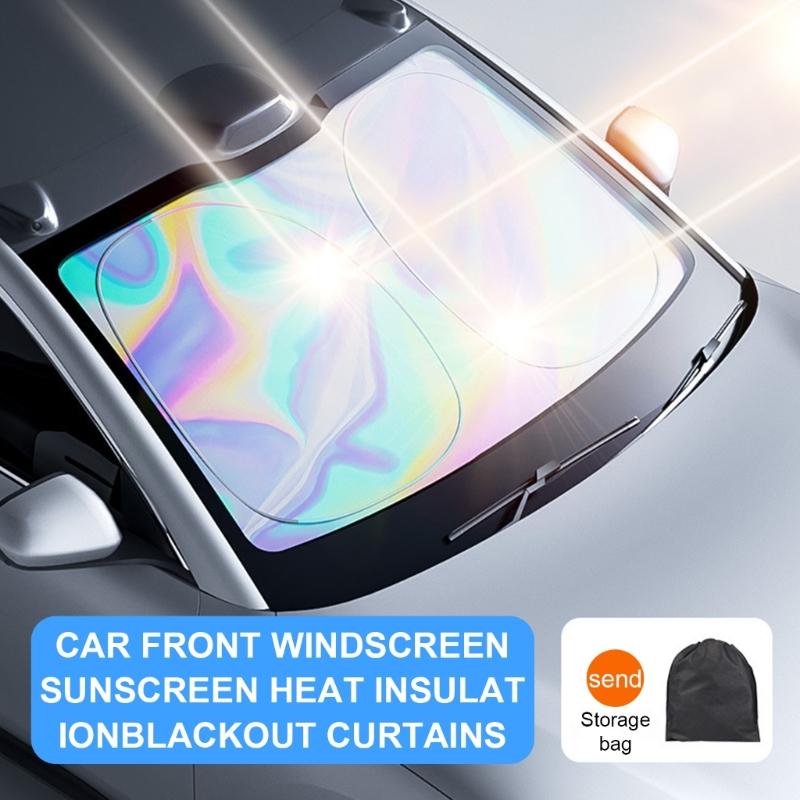 Car Front Window Sunshade Cover Sun Shade Windshield Visors Windscreen Folding Auto UV Protection Curtain