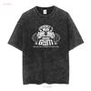 Zangief s Gym 2 T Shirt Gamer Ryu Ken Street Retro Fan Fighter Russia vintage Washed Soft streetwear Slightly Casual Stylish
