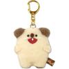 Naitou Design Nipatto Egao Pochippa Keychain Wanpa Stuffed Toy 6 Years Old and Up Total Height: Approx. 7.5cm