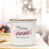 Thank You Grandma for All These Magical Moments Print Enamel Mug Outdoor Cup Drink Coffee Cups Holiday Birthday Gift for Grandma