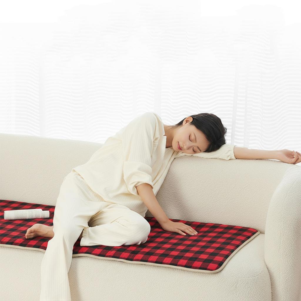 Outdoor Electric Heating Pads with 5 Heating Zones Camping Heating Sleeping Pad 3 Adjustable Temperature for Hiking Picnic