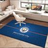 1PC rug Manchester City Crest Carpet, Chair Rug,Area Rug for Office Bedroom living rooms bedroom, Doormat decor Christmas fan gifts