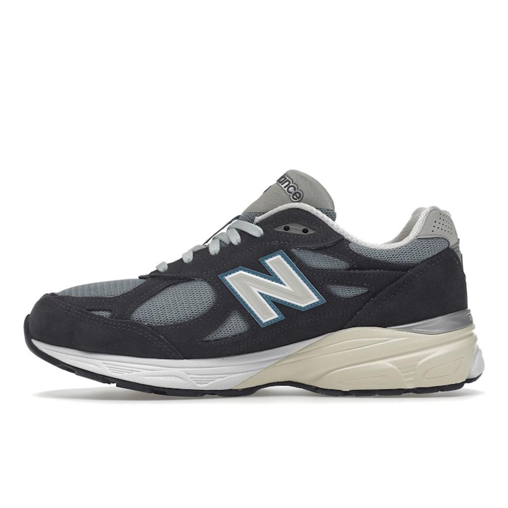 Kith X New Balance 990v3 Made In USA Steel Blue Unisex Sneakers Grey CL M990KS3